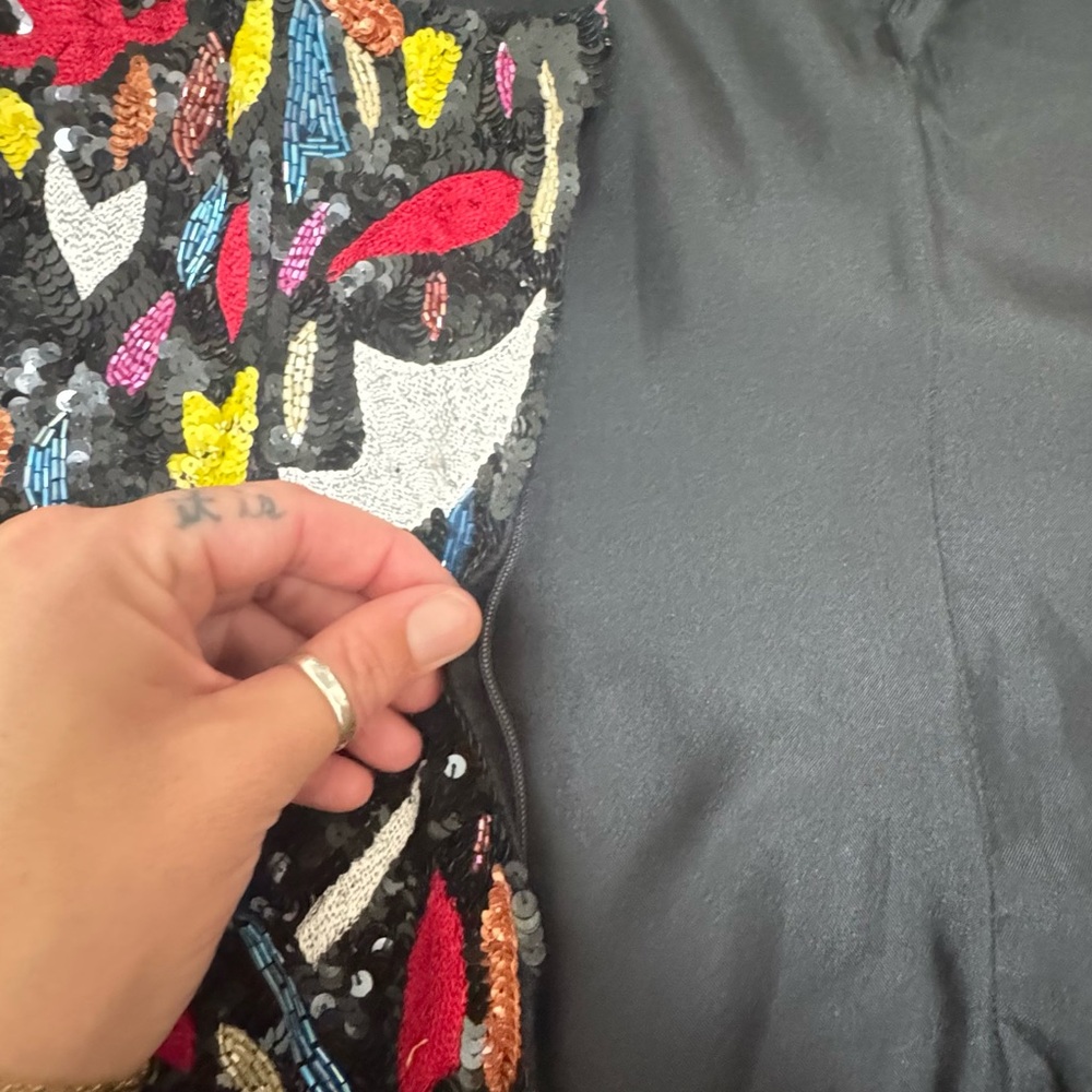 NWT Colorful Patterned Women's Corset Top - Picture 3 of 12